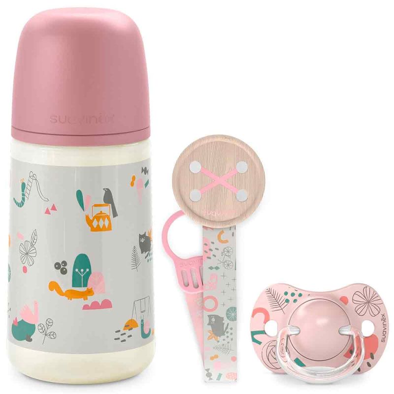 Pack-regalo-0-6m-Walk-Rosa