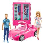Barbie-y-Ken-con-Vehiculo-y-Amario