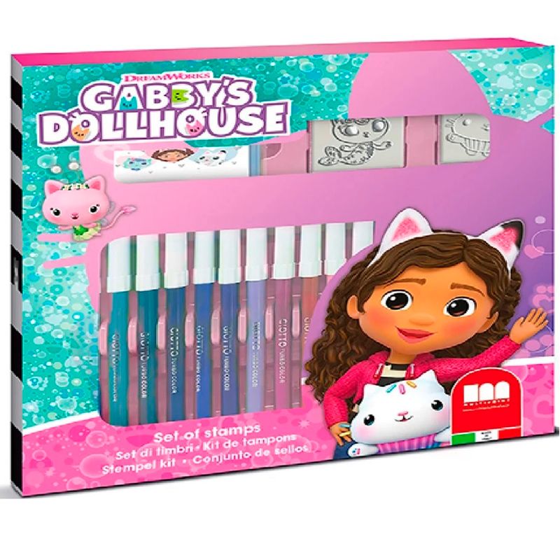 Casa-Muñecas-de-Gabby-Pack-Rotuladores---Sellos