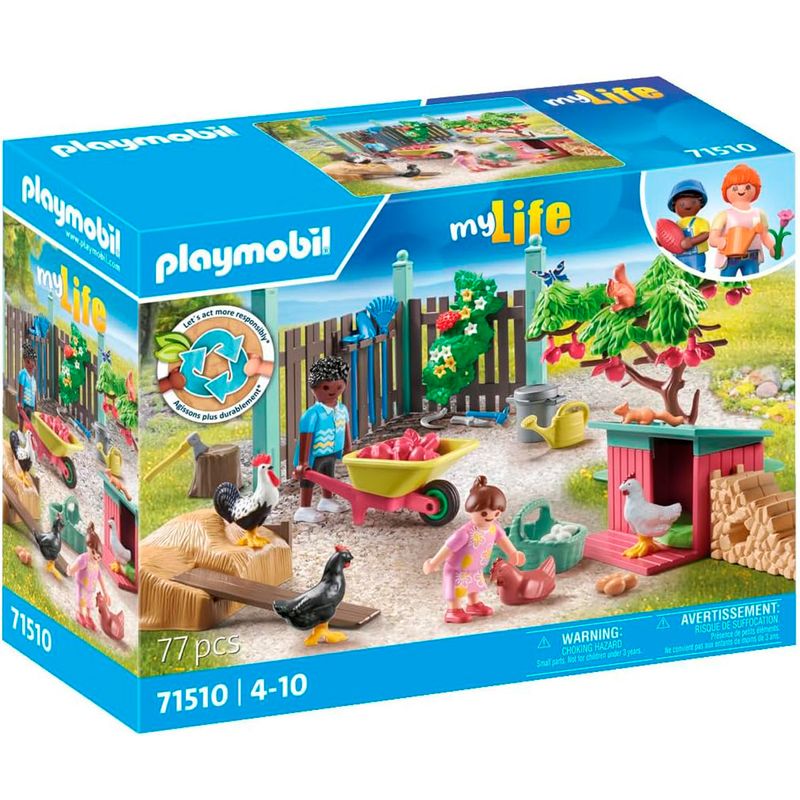 Playmobil-My-Life-Corral-de-Pollos