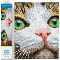 Diamond Dotz Diamond Painting Gato Ojos Verdes