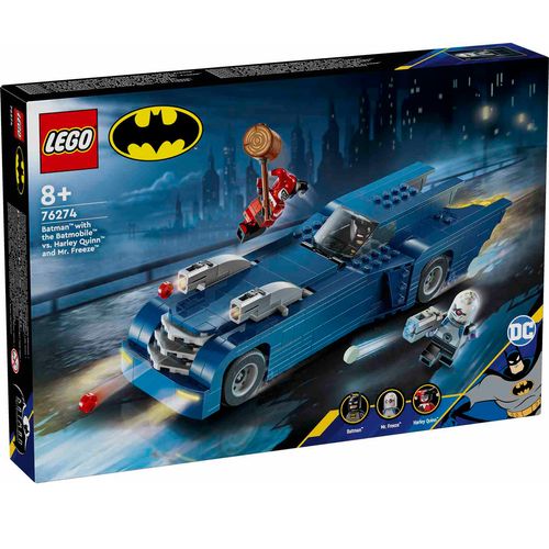 Lego Batman con Batmóvil vs. Harley Quinn