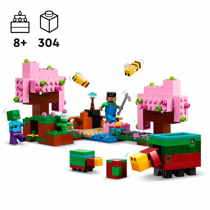 Lego-Minecraft-Jardin-Cerezos-en-Flor_1