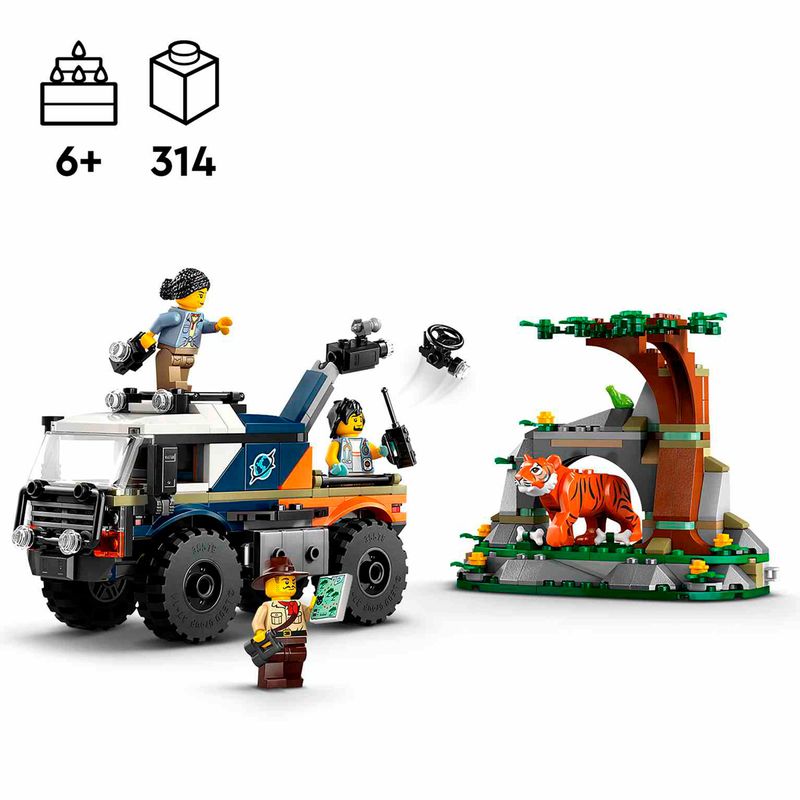 Lego-City-Exploradores-Jungla-Camion-Todoterreno_1