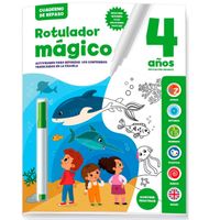 Cuaderno de Repaso Rotulador Mágico +4