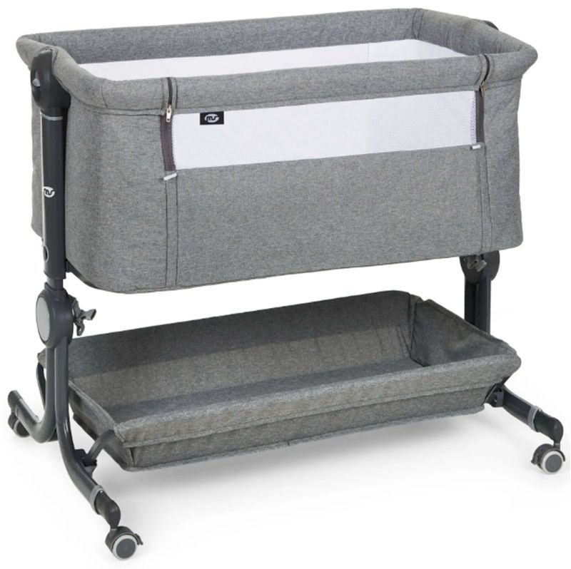 Minicuna-Colecho-Comfy-Gris