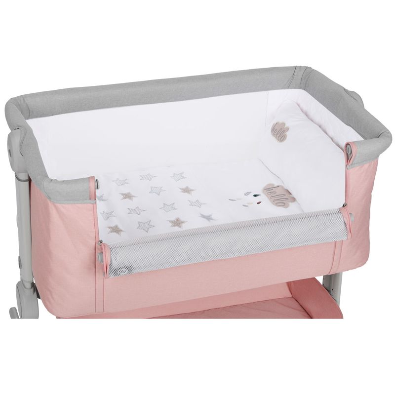 Minicuna-Colecho-Comfy-Rosa---textil-Star