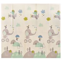 Alfombra de juegos XXL Reversible Elefante/ Oso