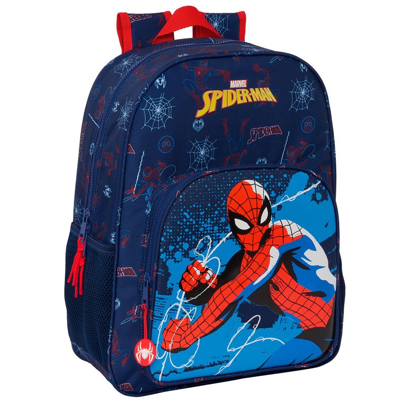 Spiderman-Mochila-Escolar-Adaptable-Carro