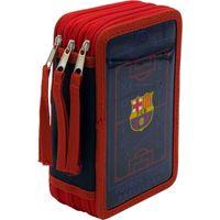 F.C. Barcelona Estuche Escolar Triple