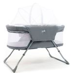 Minicuna-plegable-c--mosquitera-Gris