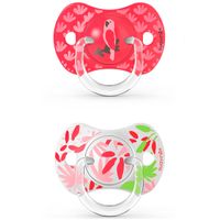 Pack 2 chupetes 6-18m Jungle Rosa