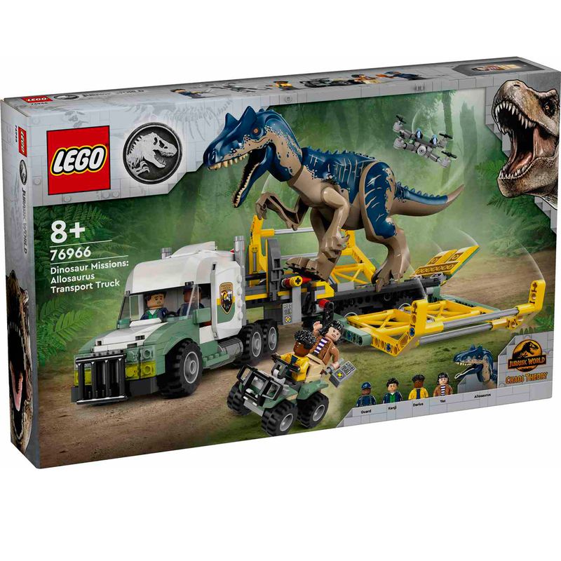 Lego-Jurassic-Camion-de-Transporte-del-Allosaurus