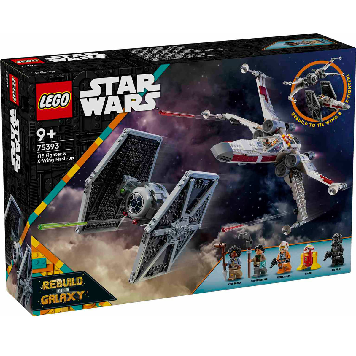 Lego Star Wars Caza TIE y Ala X Fusionados Drim