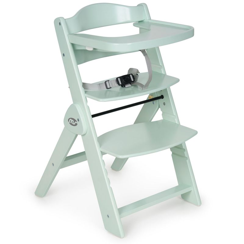Trona-madera-plegable-Menta-con-cojin-Full-Rosa_1