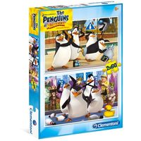 Pingüinos Madagascar Puzzle 2x60