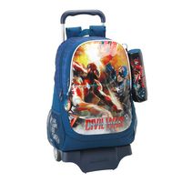 Avengers Capitán América Civil War Mochila con Carro