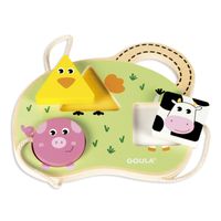 Puzzle de Madera de 3 Animalitos de la Granja