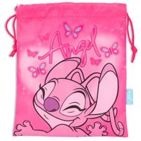 Stitch Bolsa Merienda Rosa Ángel