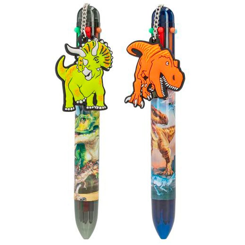 Dino-World-Boligrafo-de-Gel-6-Colores-Surtido