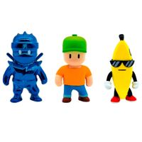 Stumble Guys Pack Monster Flex 3 Figuras