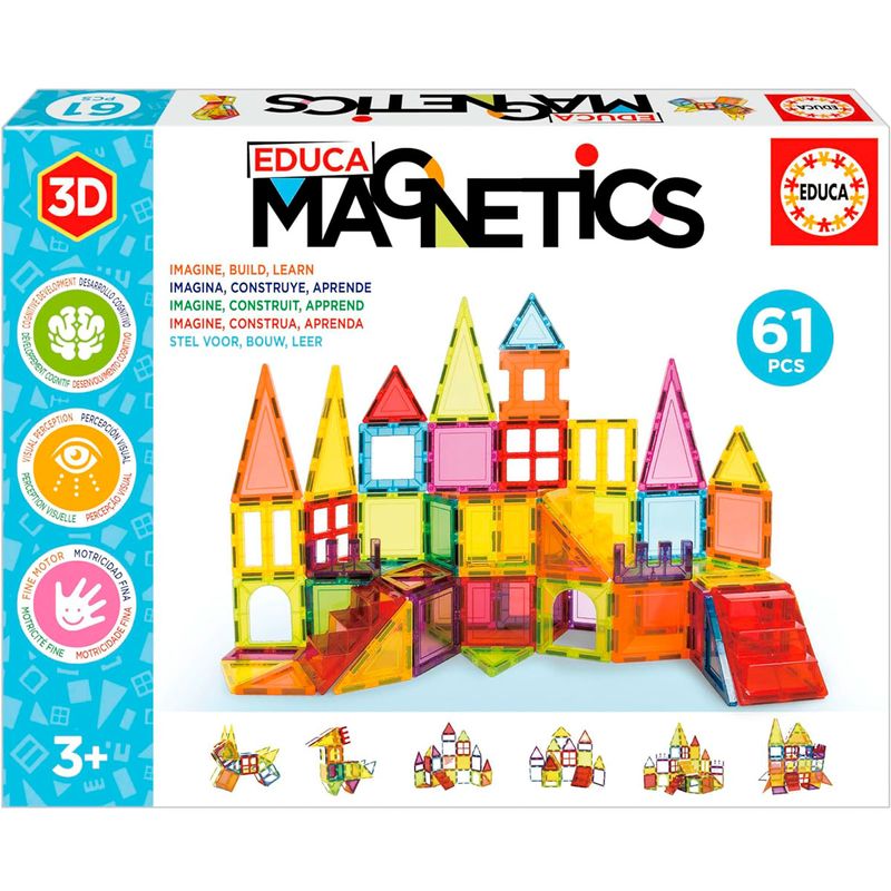 Educa-Magnetics-Bloques-Magneticos-61-pcs