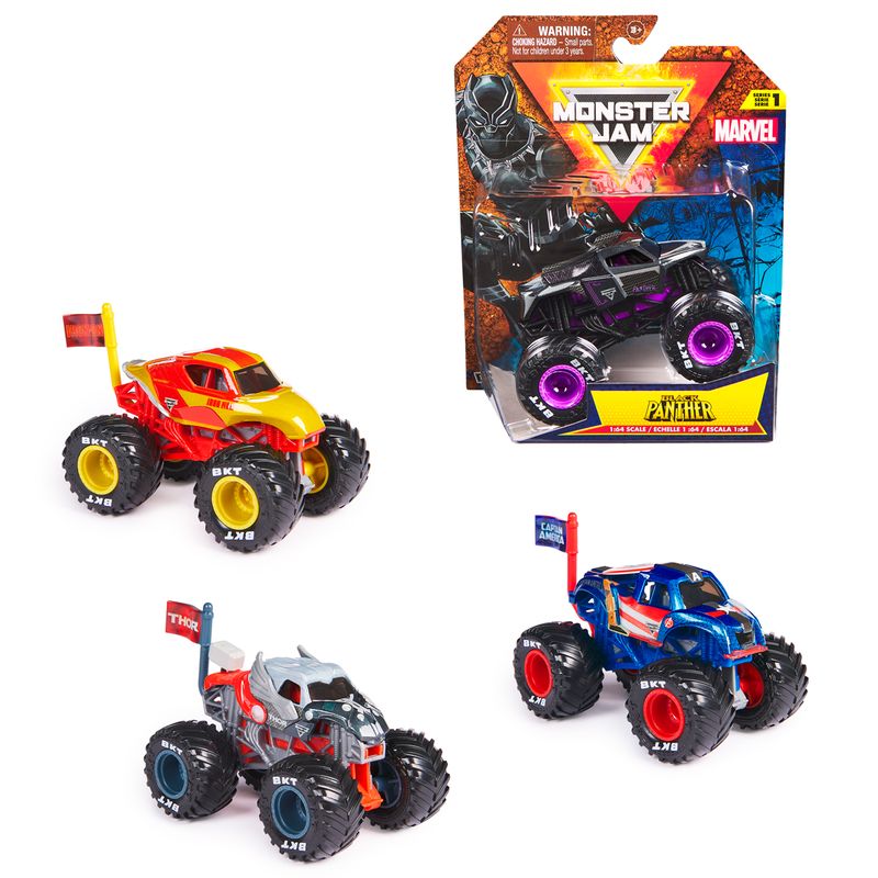 Los-Vengadores-Monster-Jam-Vehiculo-Surtido
