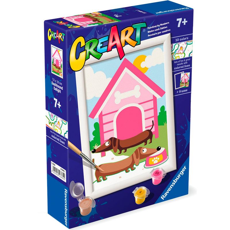 CreArt-Pintar-x-Numeros-Perro-Salchicha