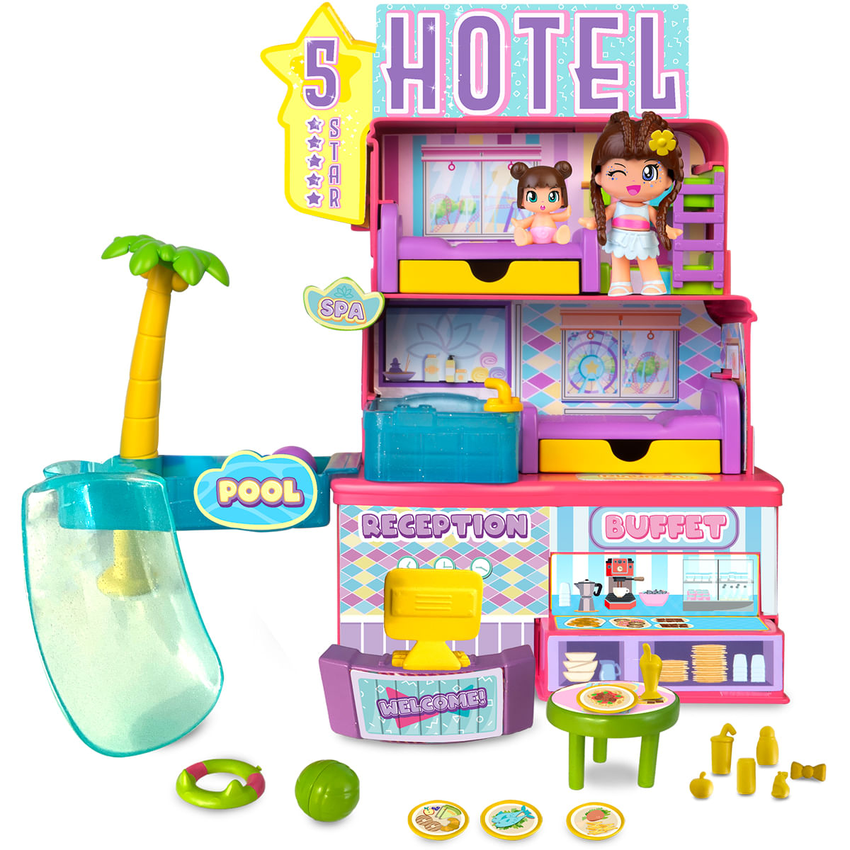 Pinypon Playset Hotel 5 Estrellas Drim