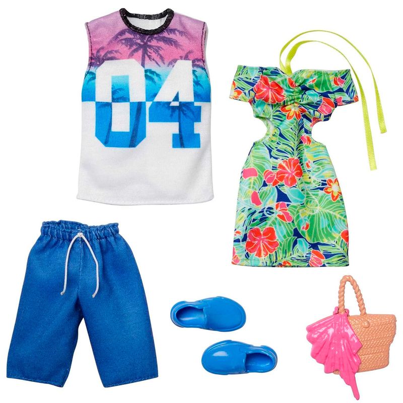 Barbie---Ken-Conjunto-Ropa-Playa