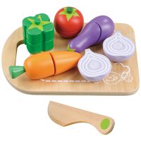 Tabla de Vegetales Cortados de Madera