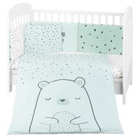 Set textil Cuna 6 piezas Bear Menta