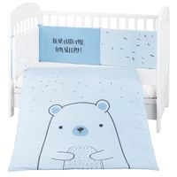 Set textil Cuna 6 piezas Bear Azul