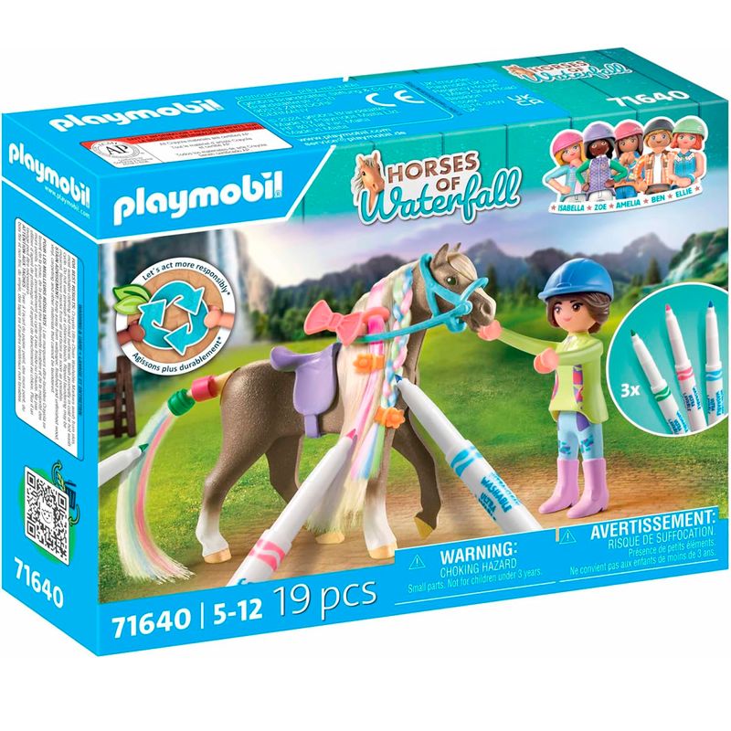 Playmobil-Horses-of-Waterfall-Caballos-Lavables