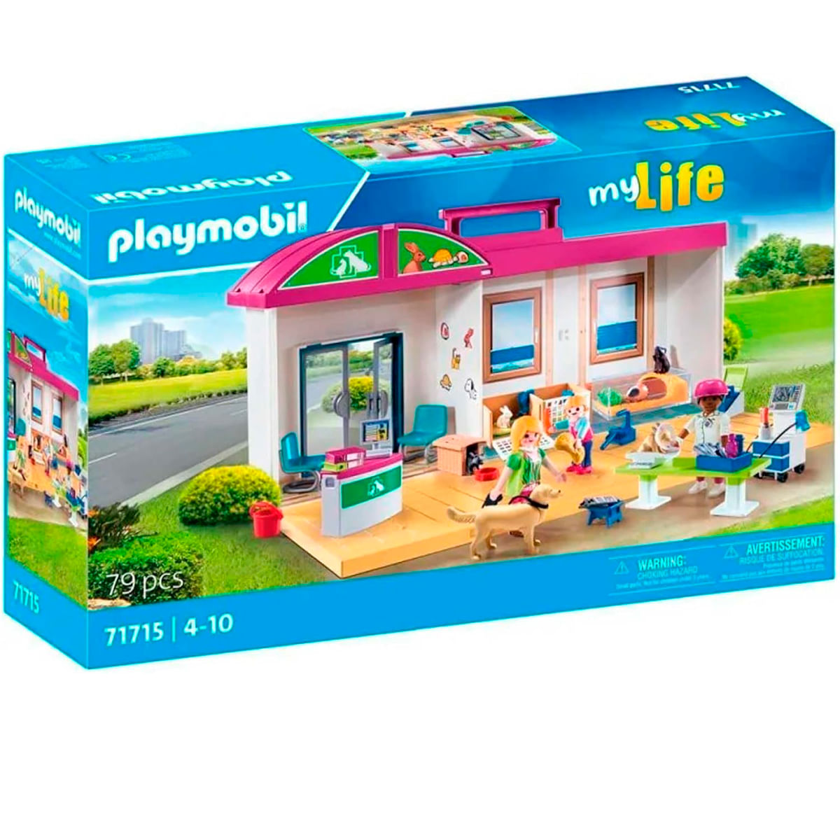 Playmobil City Life Clinica Veterinaria Maletin Drim