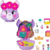 Polly Pocket Estuche Llama Campamento Aventura