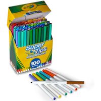 Pack 100 Rotuladores Lavables Supertips