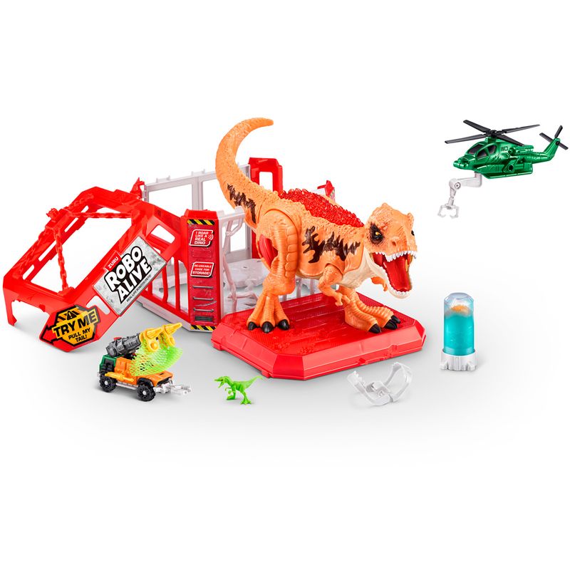 Robo-Alive-Dinosaurio-Jaula-Dino-Escape