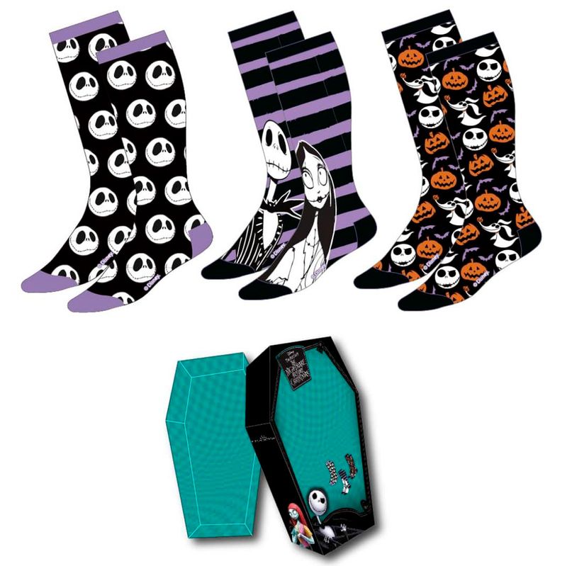 Pesadilla-Antes-de-Navidad-Pack-3-Calcetines