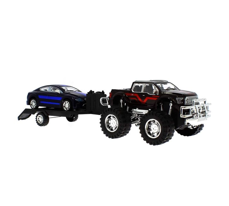 Coche con remolque juguete clearance