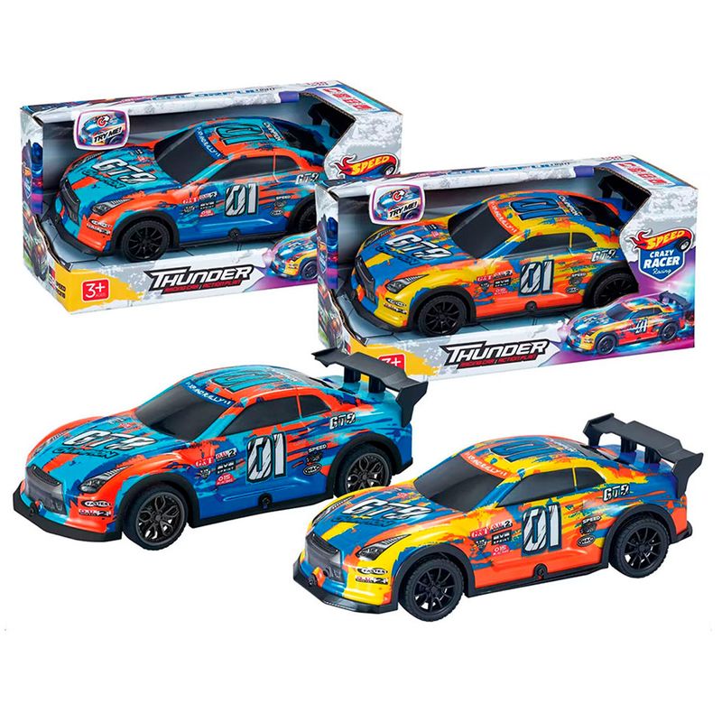 Vehiculo-Thunder-Grafiti-Escala-1-20-Surtido