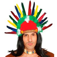 Penacho Plumas Indio Carnaval