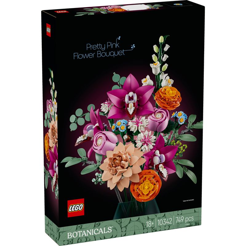 Lego-Botanicals-Ramo-de-Flores-Fantasia-en-Rosa
