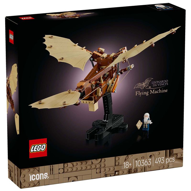 Lego-Icons-Maquina-Voladora-de-Leonardo-da-Vinci
