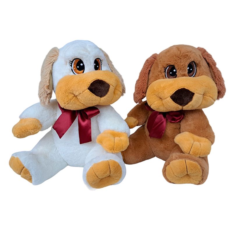 Peluche-Perrito-con-Lazo-30-cm-Surtido