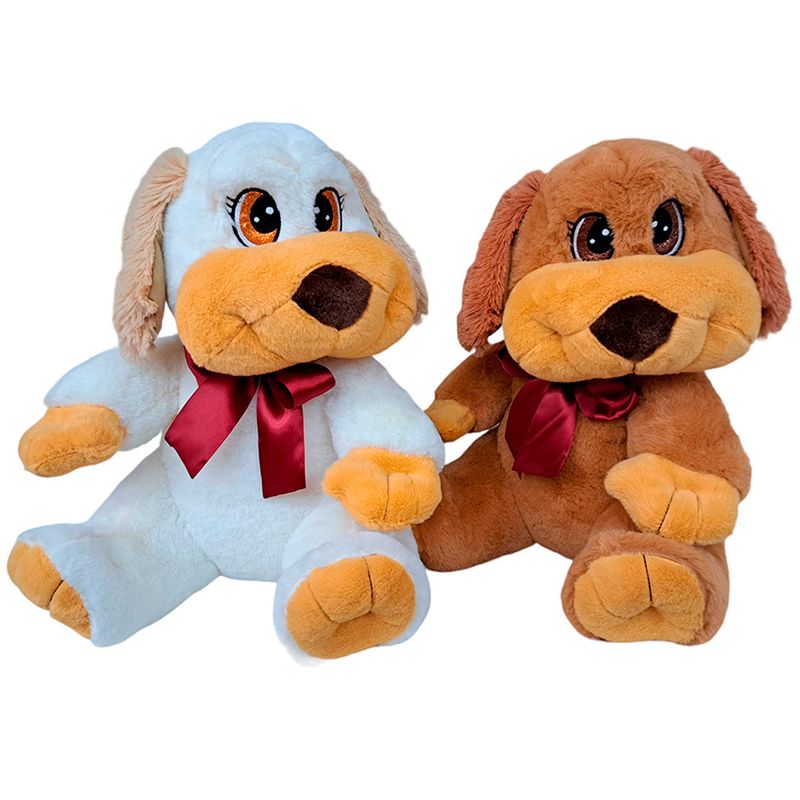 Perro-Peluche-con-Lazo-40-cm-Surtido