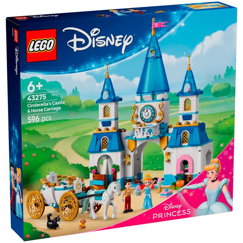 Lego-Disney-Castillo-y-Carroza-de-Cenicienta