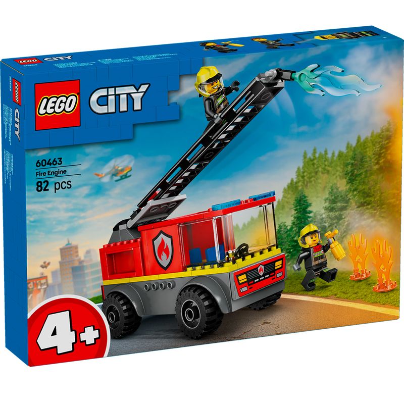 Lego-City-Camion-de-Bomberos-con-Escalera