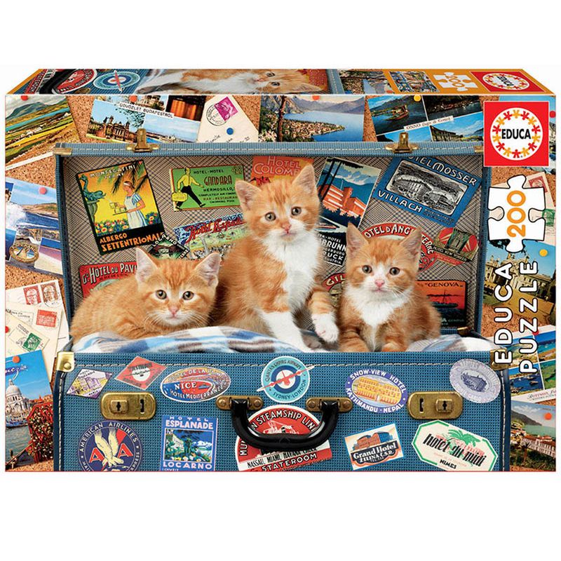 Puzzle-Gatitos-Viajeros-200-Piezas