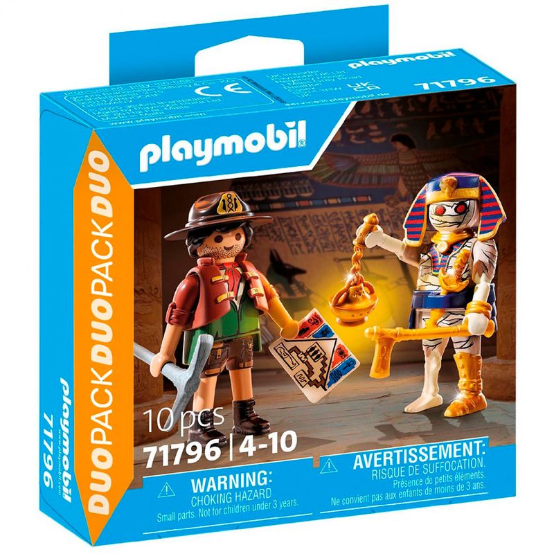 Playmobil-Duo-Cazador-de-Tesoro-y-Momia